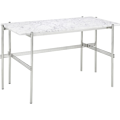 TS Desk 120x60 Polished Steel