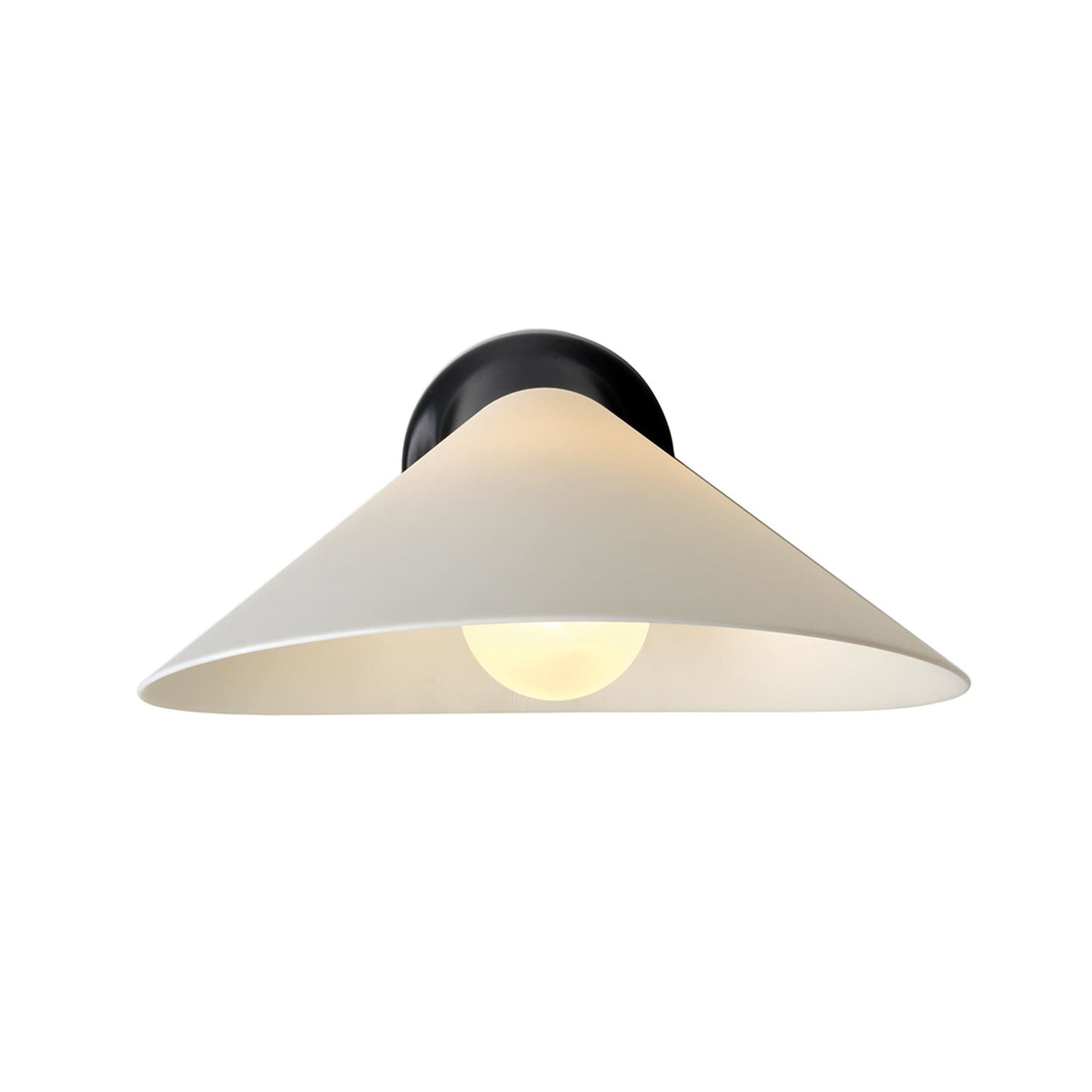 DCWéditions Plume Wall Lamp Porcelain/ Black