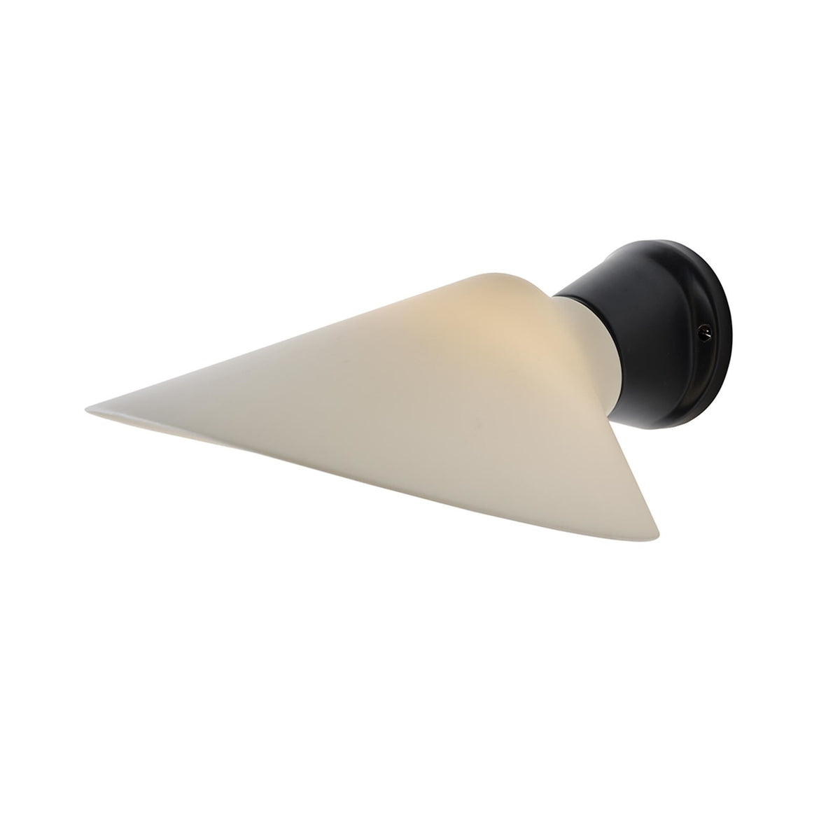 DCWéditions Plume Wall Lamp Porcelain/ Black