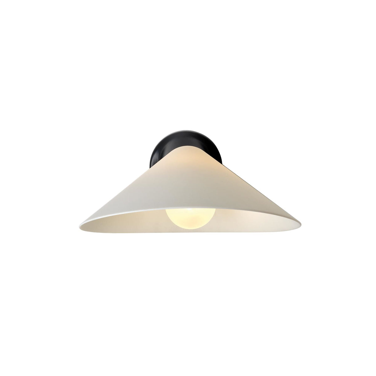 DCWéditions Plume SW Wall Lamp Black/ Porcelain