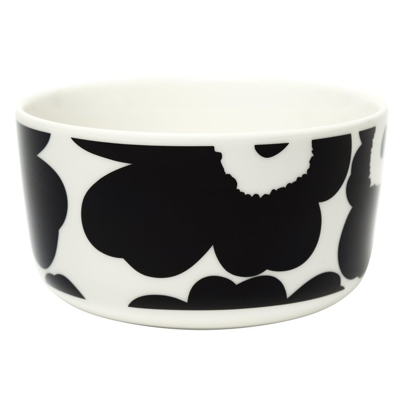 Oiva - Unikko bowl 5 dl by Marimekko #white - black #