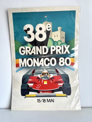 38th Grand Prix Monaco, 1980, Lithograph-KKG-1363875