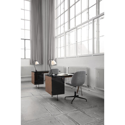Bat Office Chair Upholstered Front Matt Black/905 Dune