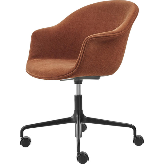 Bat Office Chair Upholstered Matt Black/ Belsuede Special 133