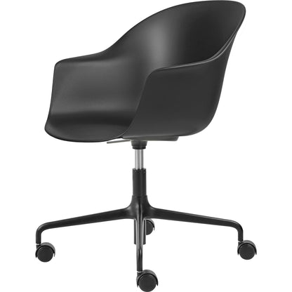 Bat Office Chair Upholstered Front Matt Black/905 Dune