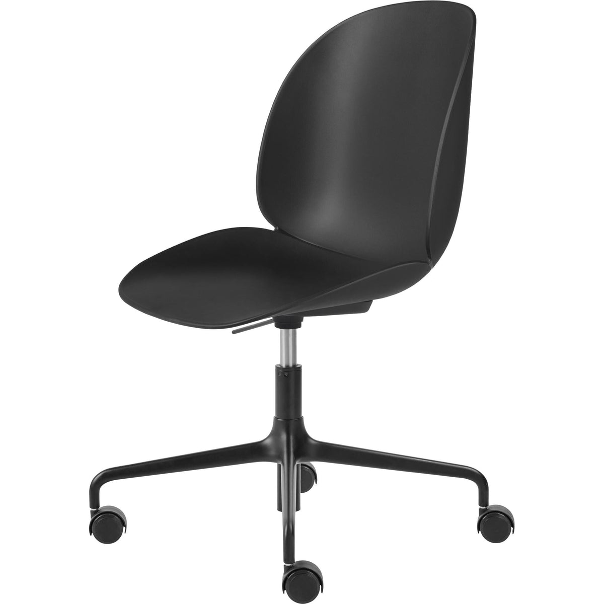 Beetle Office Chair Upholstered Front Matt Black/Flair Special 134