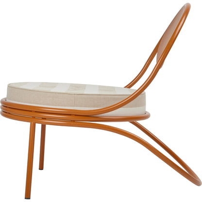 Copacabana Outdoor Chair Orange/ Leslie Stripe 040