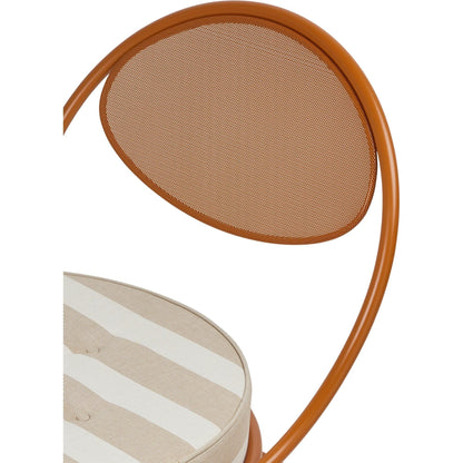 Copacabana Outdoor Chair Orange/ Leslie Stripe 040