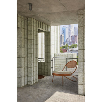 Copacabana Outdoor Chair Orange/ Leslie Stripe 040
