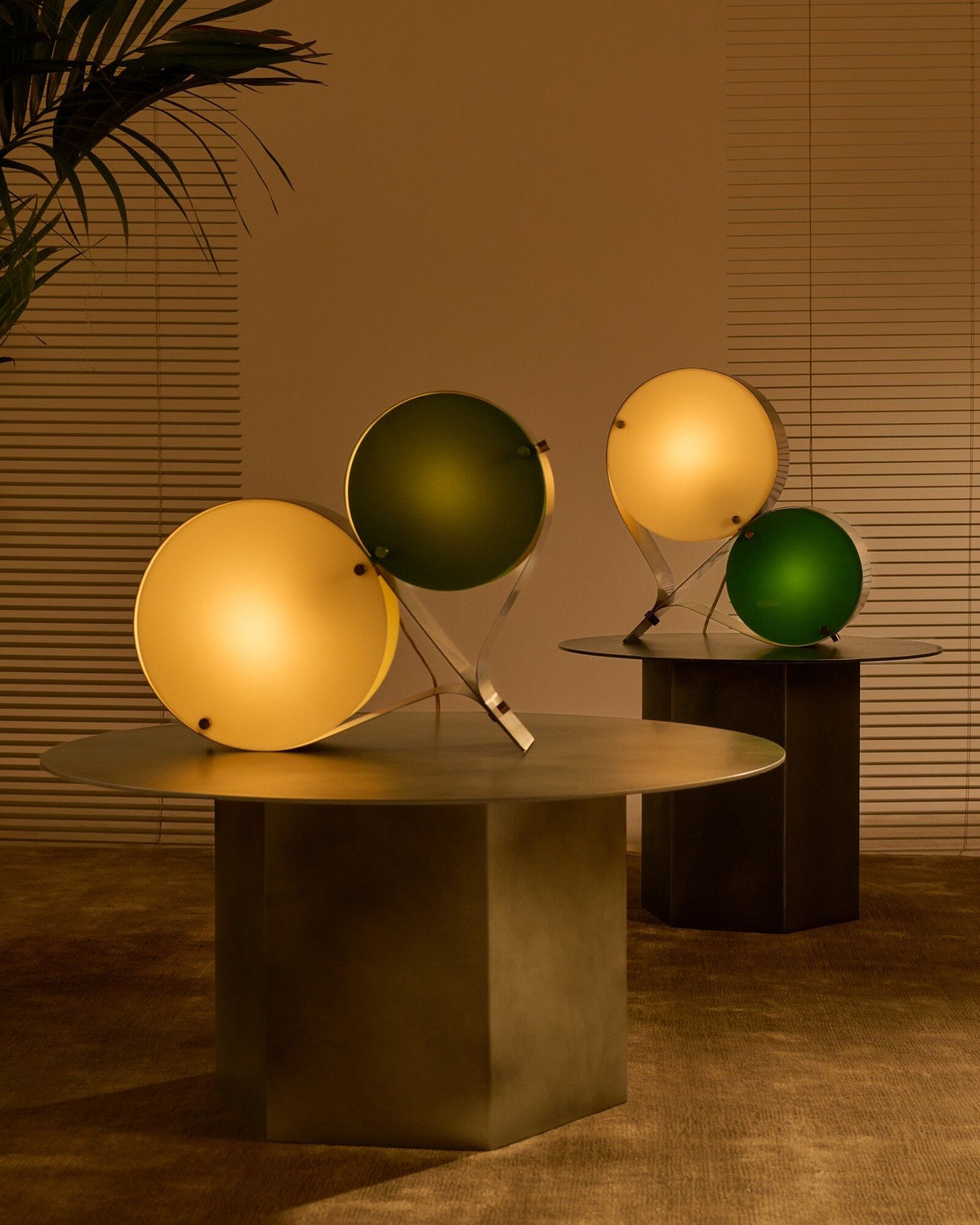 Coppia Table Lamp Ivory/Clover