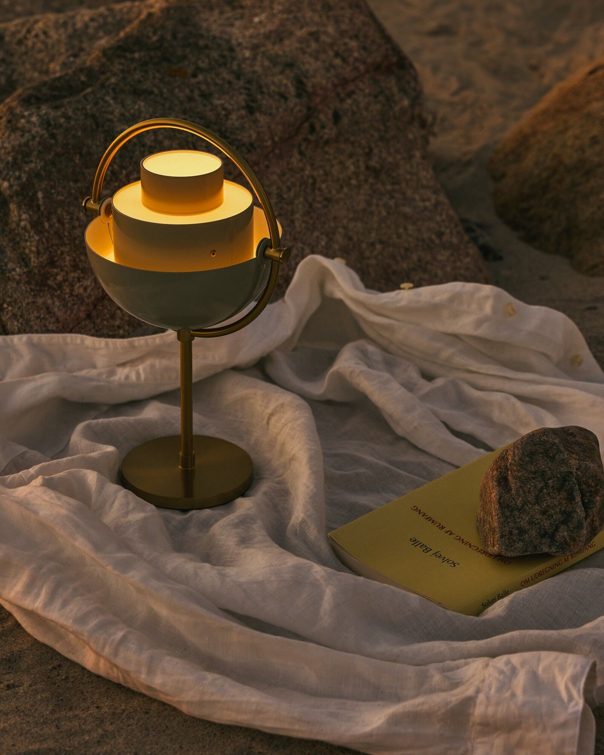 Multi-Lite Portable Lamp Pastel Grey