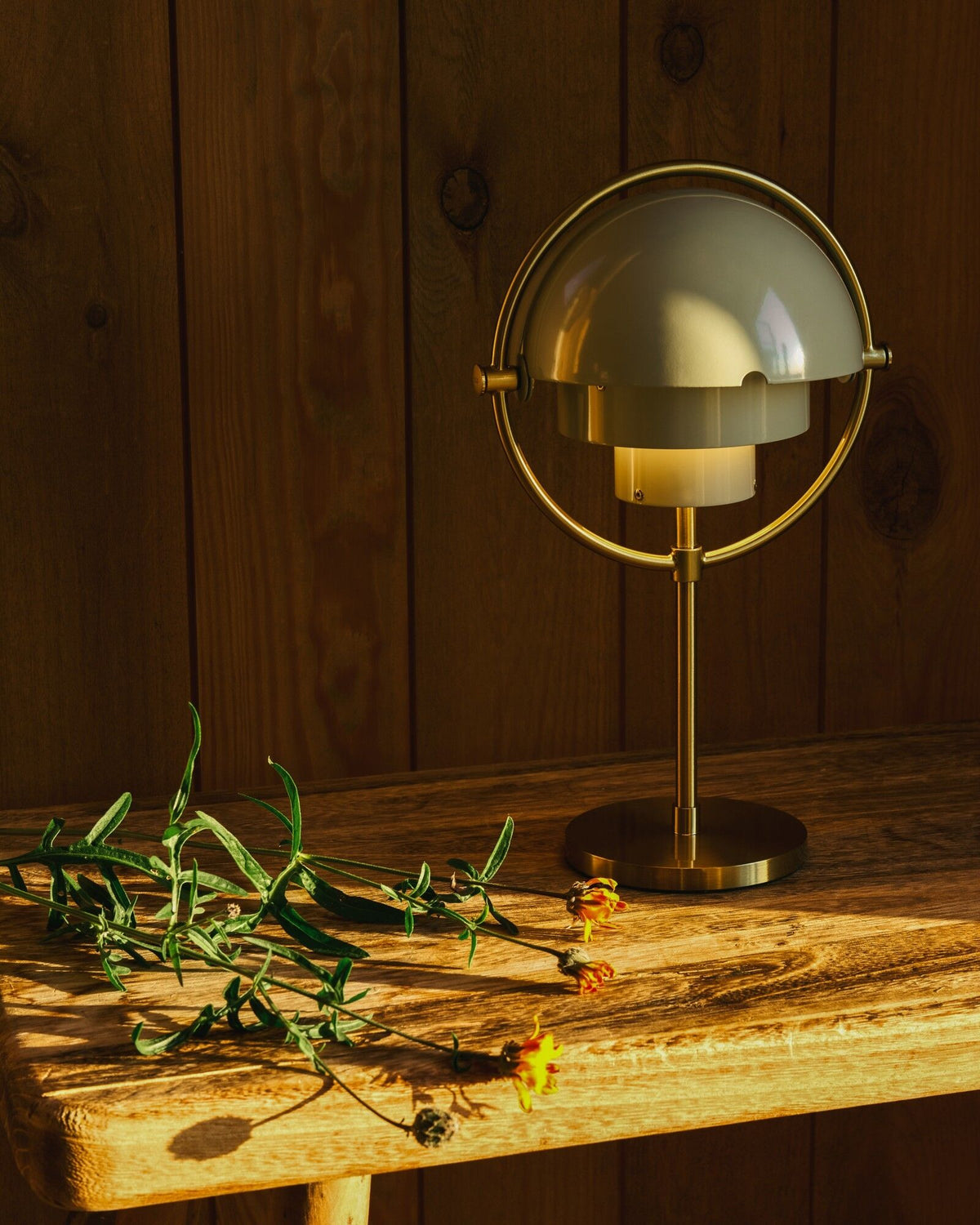 Multi-Lite Portable Lamp Pastel Grey