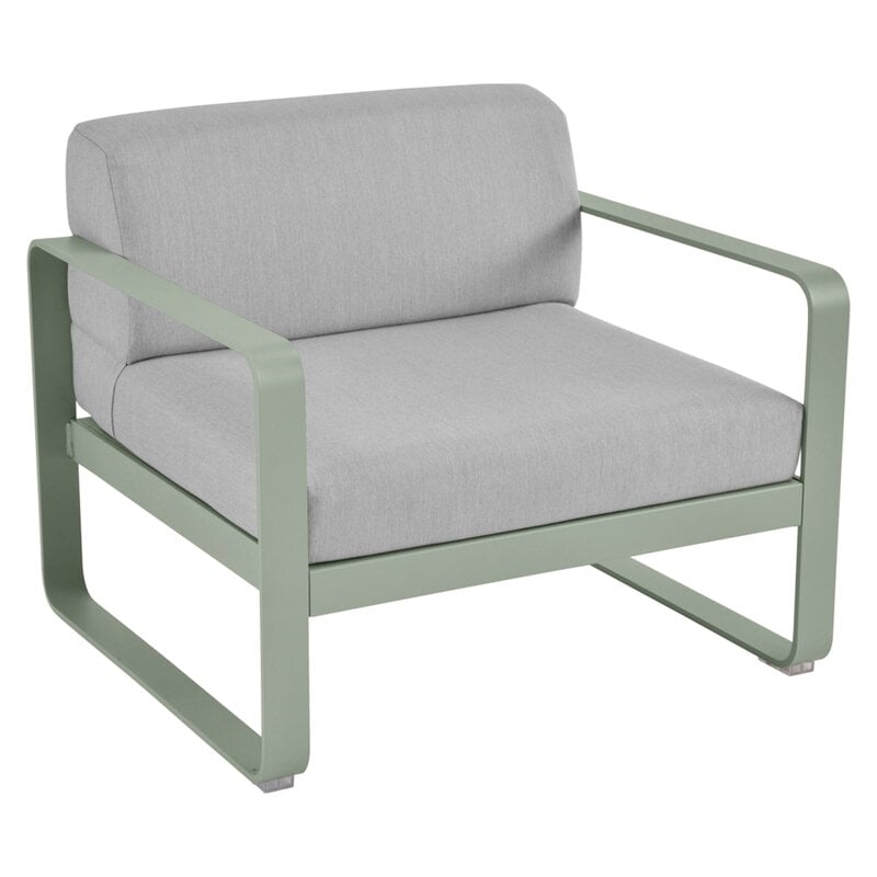 Bellevie armchair by Fermob #cactus - flannel grey #