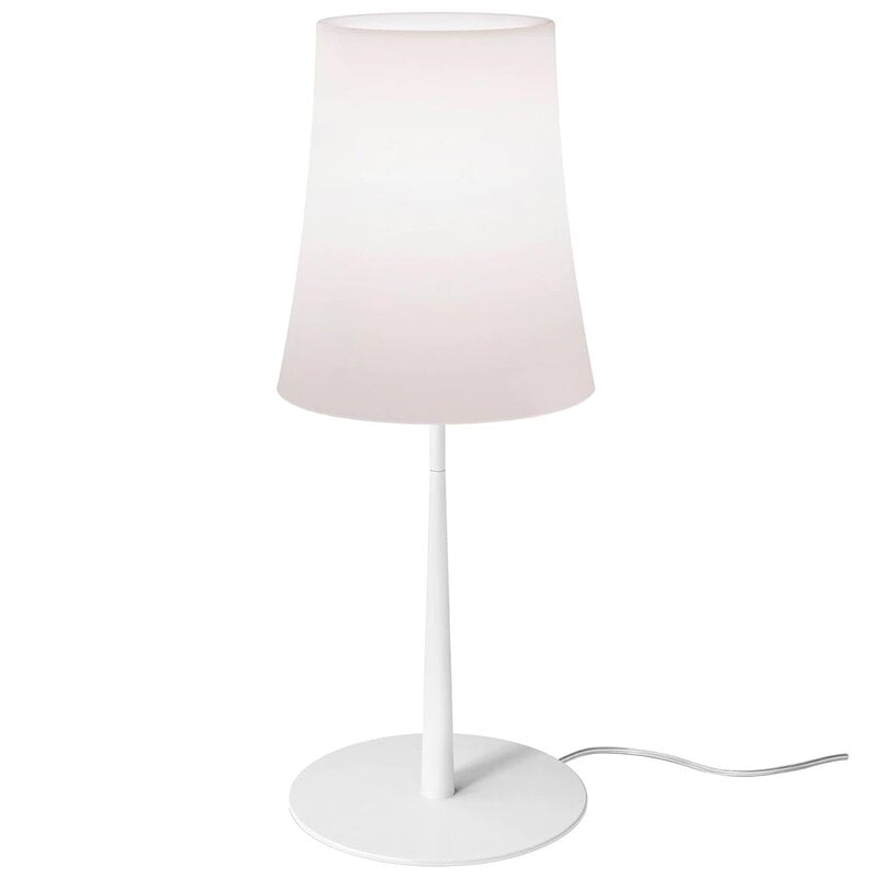 Birdie Easy Grande table lamp by Foscarini #white #