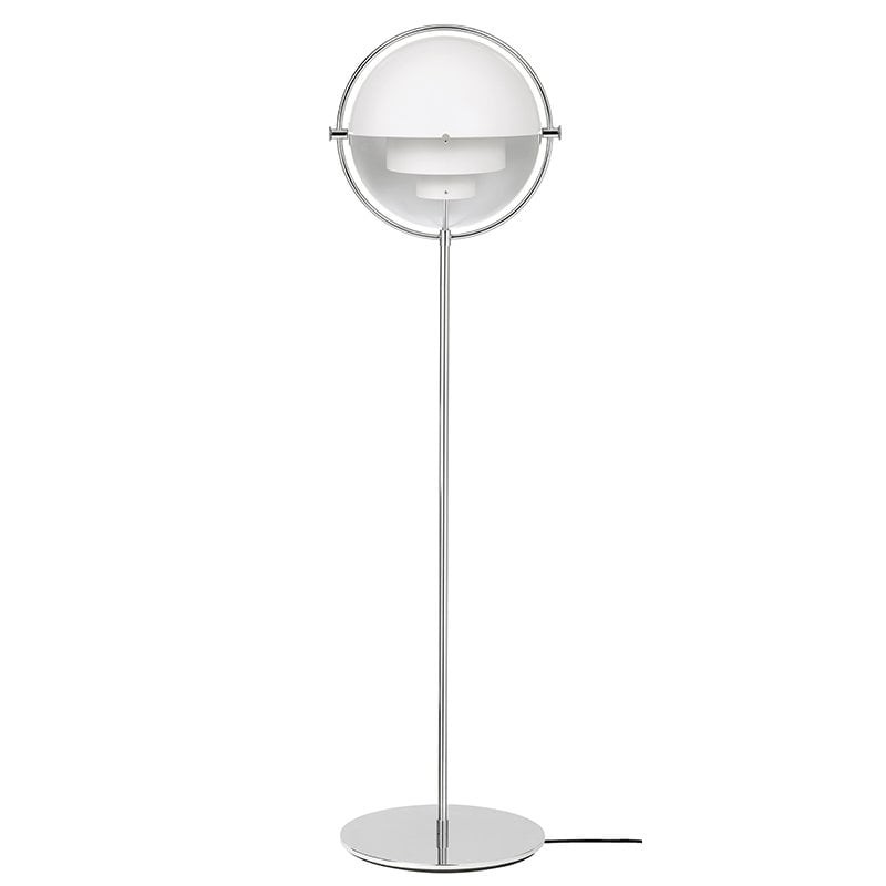 Multi-Lite floor lamp by GUBI #chrome - white #