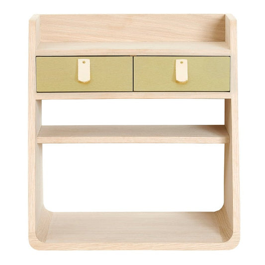 Suzon wall shelf by Hartô #oak - brass #