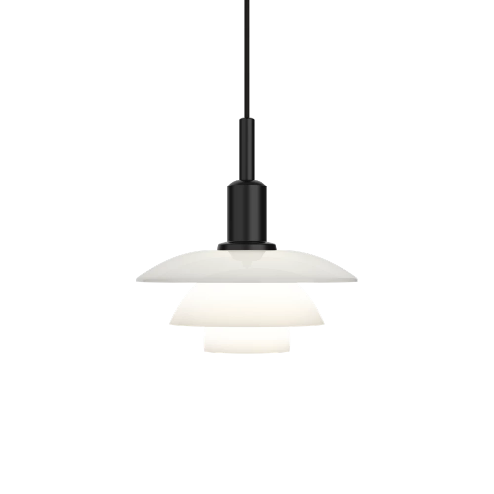 Ph 3/3 Pendant Lamp by Louis Poulsen #White Opal glass