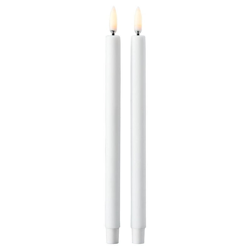 STOFF LED candles by STOFF Copenhagen #2 pcs, white #