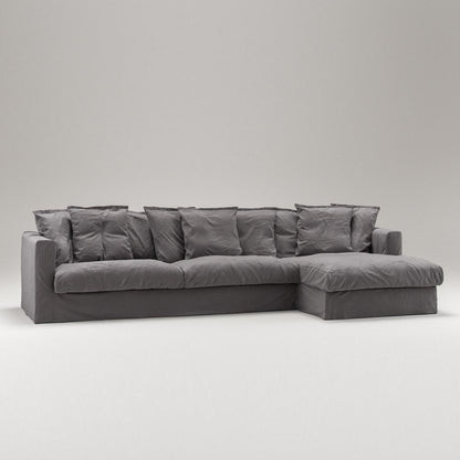 Decotique Le Grand Air 3-Seater Sofa Chaise Right Grey