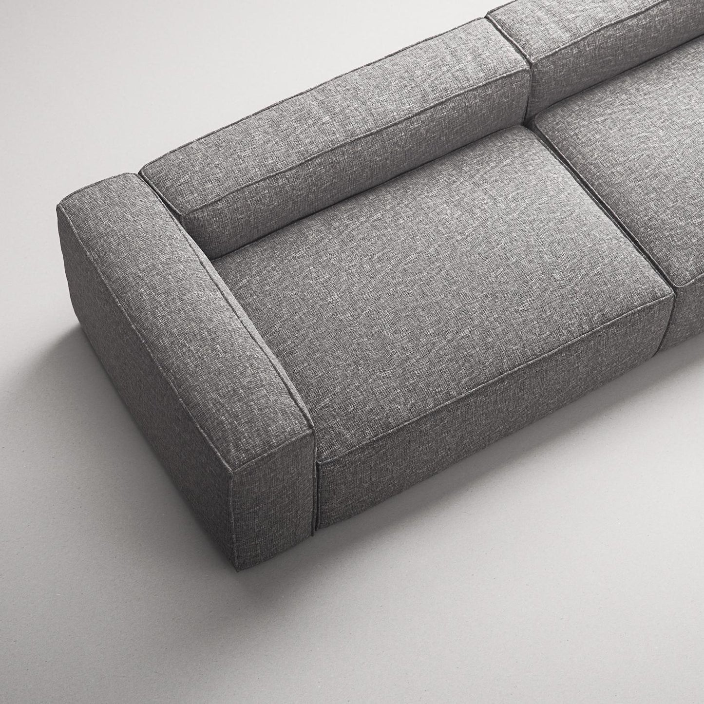 Decotique Grand 4-Seater Sofa Grey Marble