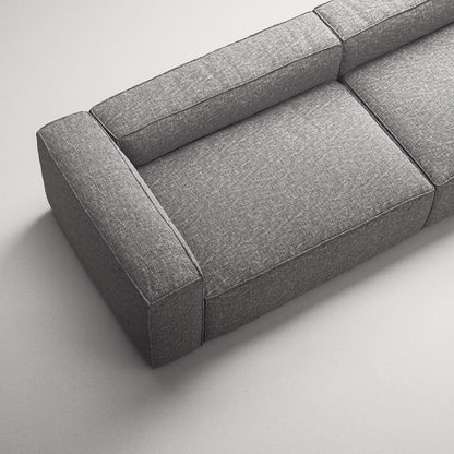 Decotique Grand 4-Seater Sofa Grey Marble