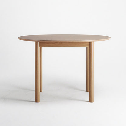 Department Wood Dining Table Ø110 cm Oak