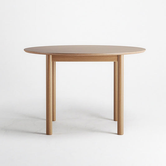 Department Wood Dining Table Ø110 cm Oak