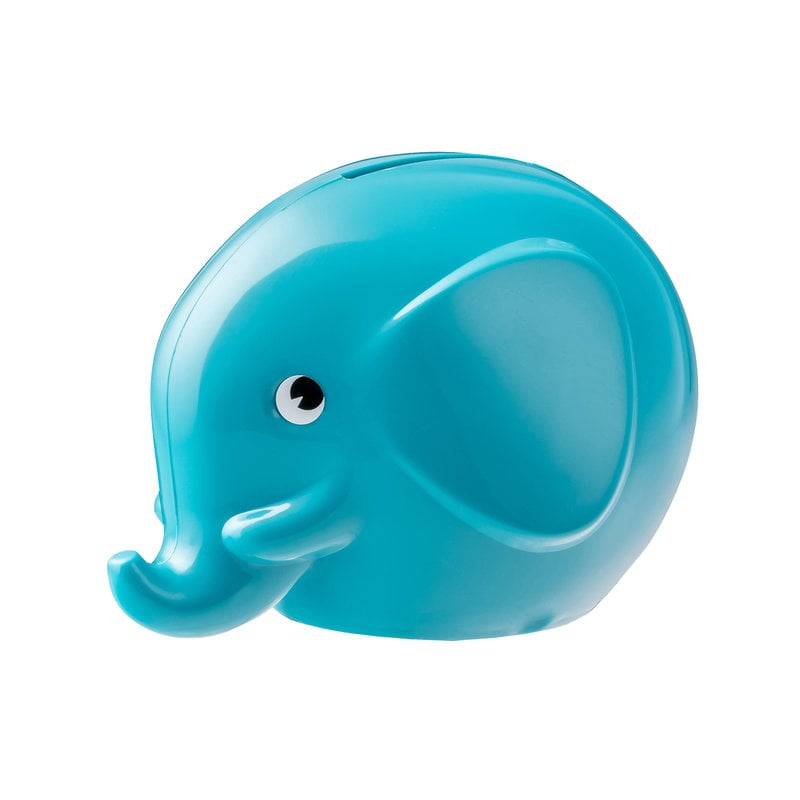 Medi Elephant moneybox by Palaset #turquoise #