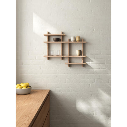 Andersen Furniture Treat Shelf Double Large Oiled Natural Oak