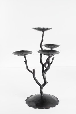 4-Branch Candelabras, 1980s, Set of 2-WFS-744827