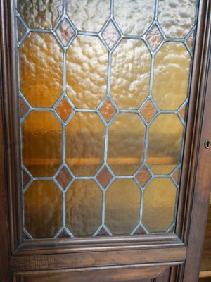 4-Door Walnut Bookcase, 1950s-WWQ-1436313