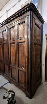 4-Door Wardrobe in Walnut, 1700s-BNU-1789679