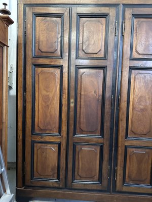 4-Door Wardrobe in Walnut, 1700s-BNU-1789679