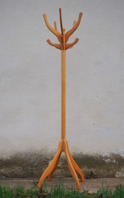 4-Foot Beech Coat Stand, 1950s-KNM-857064