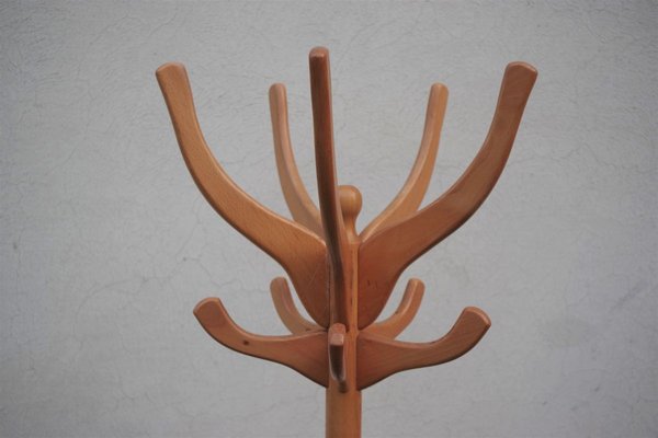 4-Foot Beech Coat Stand, 1950s-KNM-857064