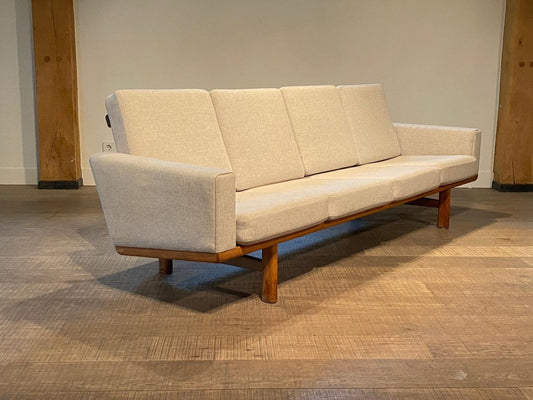 4-Seater Model 236/4 Sofa in Oak by Hans Wegner for Getama, Denmark, 1950s