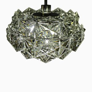 4-Tier Chandelier in Crystal Glass with Chrome-Plated Mount from Kinkeldey, 1960s-VRE-681492