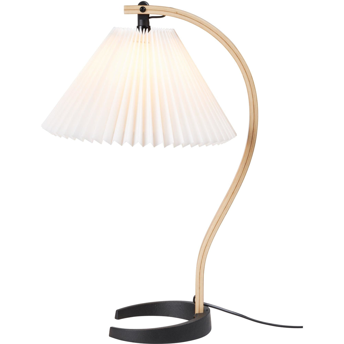 Timberline Table Lamp White/ Birch