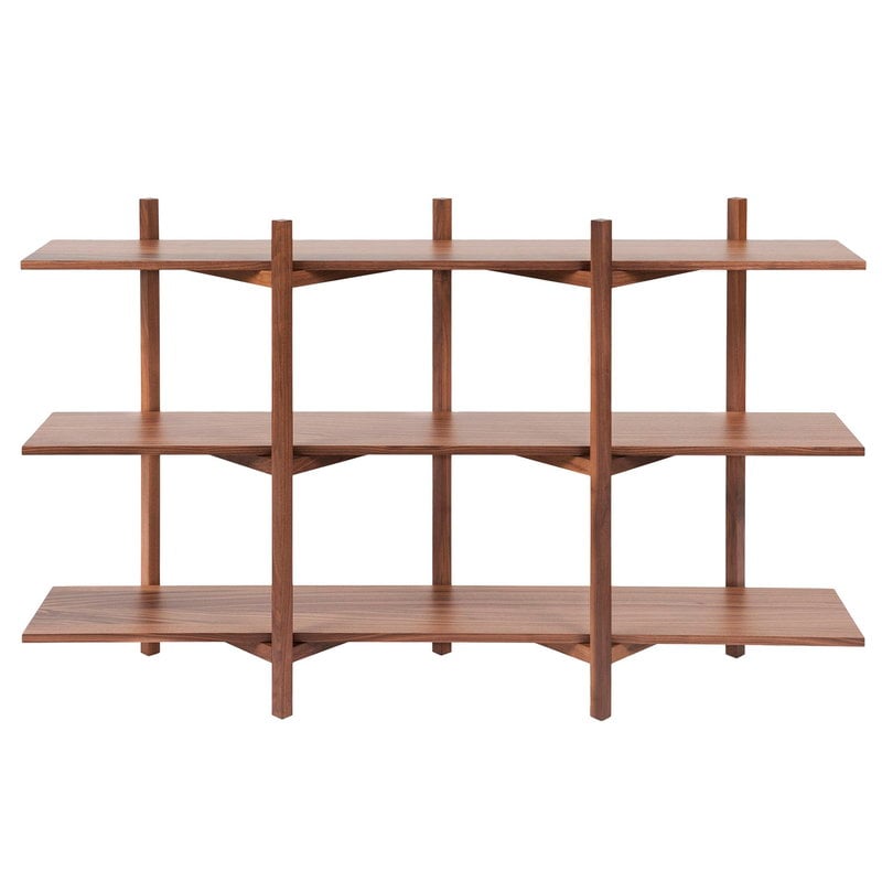 Zig Zag low shelf by Hem #walnut #