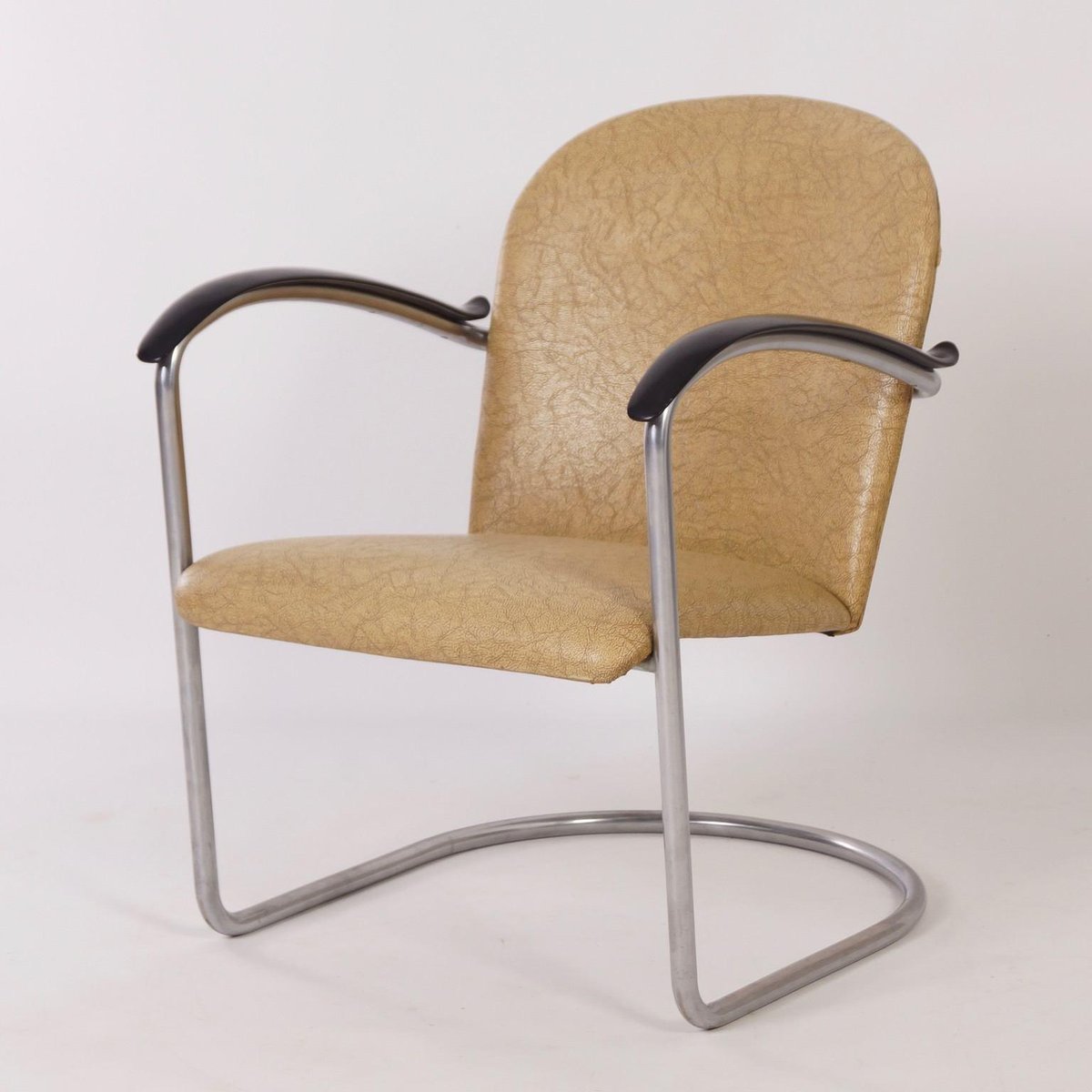 414 Tubular Armchair by W.H. Gispen for Gispen, 1960