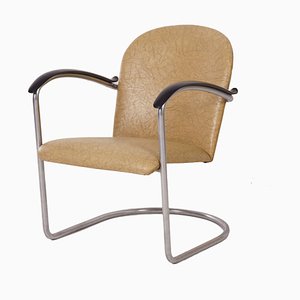 414 Tubular Armchair by W.H. Gispen for Gispen, 1960-ZT-604572