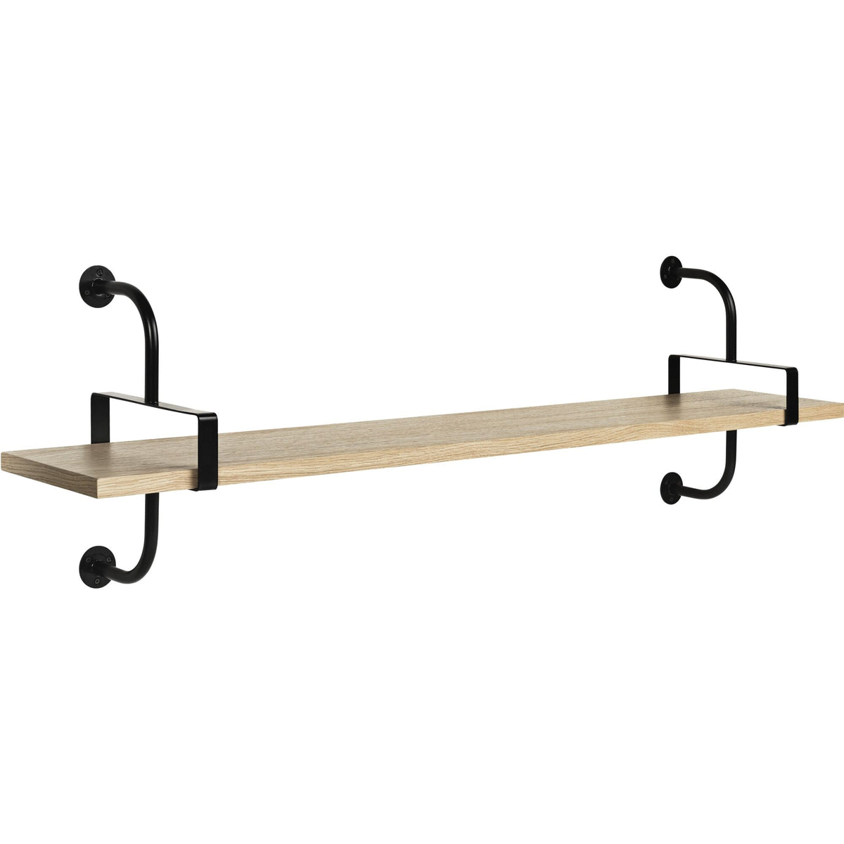 Démon Shelf L155 cm 1 Shelf Black Ash