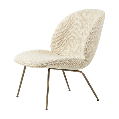 Beetle Armchair Around Bouclé 004 With Legs In Semi Matt Brass