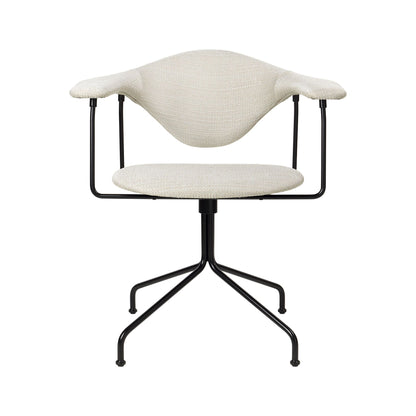 Masculo Office Chair Upholstered In Eero Special FR 106 With Base In Black Semi Matt