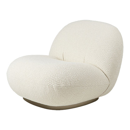 Pacha Armchair Dora Boucle 0001 With Base In Pearl Gold