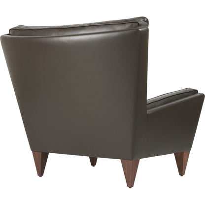 V11 Armchair American Walnut/ Coffee Leather