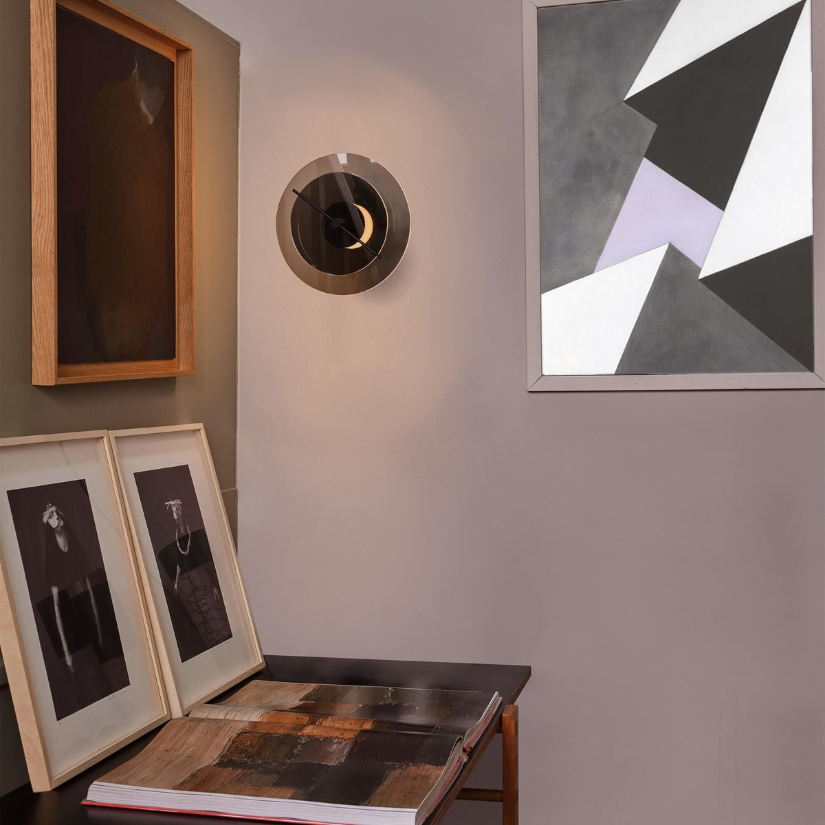 DCW Delumina Wall Lamp Black Ø25
