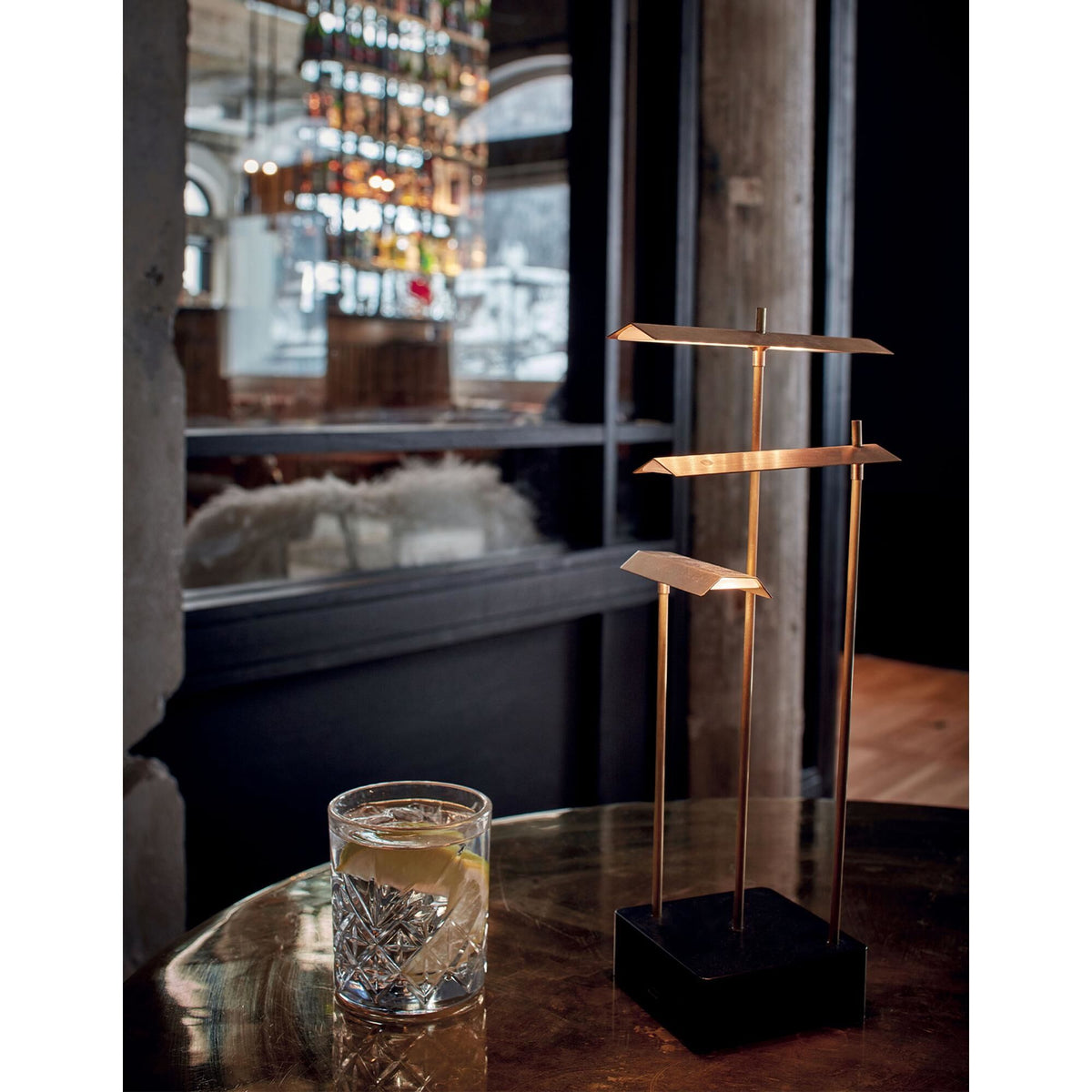 DCWéditions Knokke Portable Lamp Gold