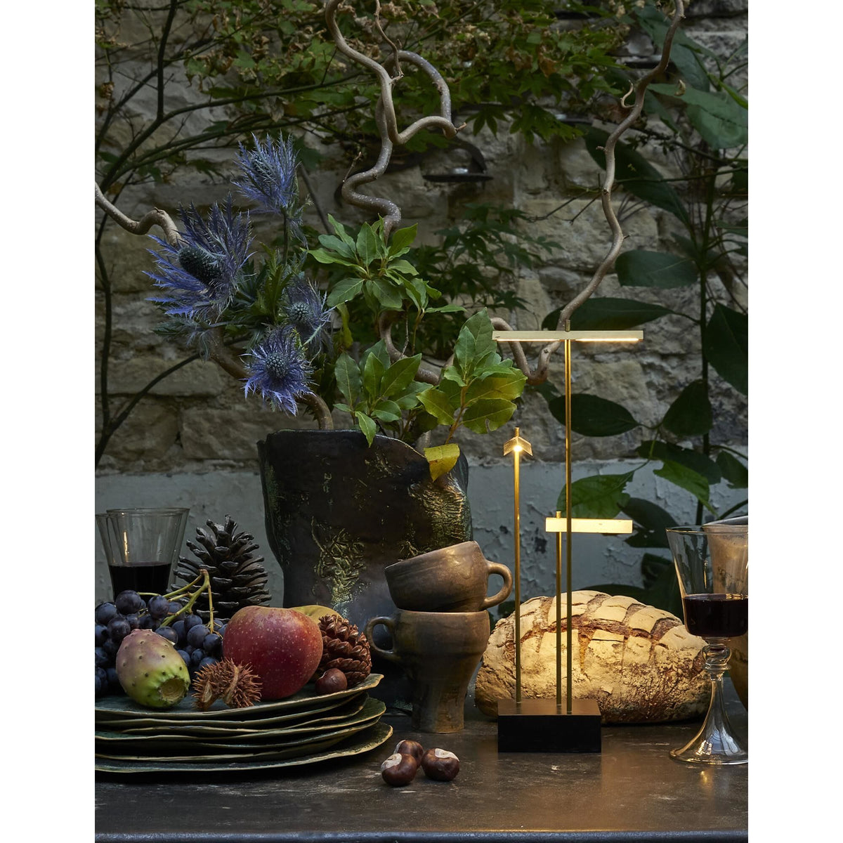 DCWéditions Knokke Portable Lamp Gold