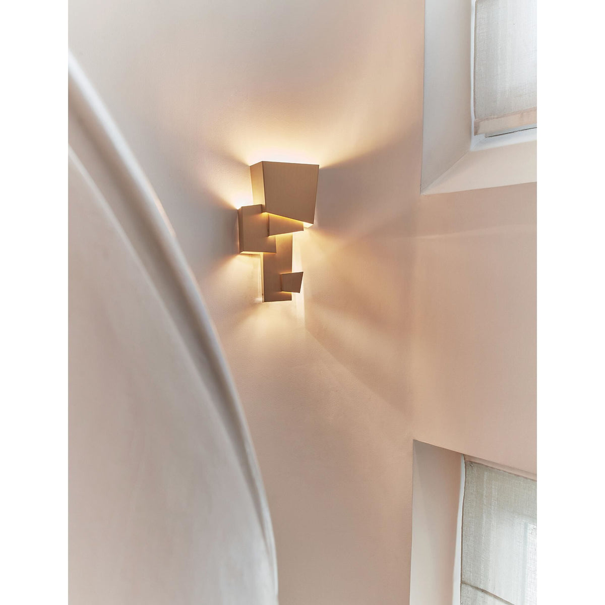 DCWéditions Map 1 Wall Lamp Gold